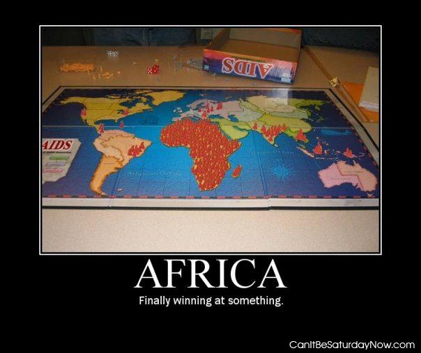 Africa aids - Africa winner of aids